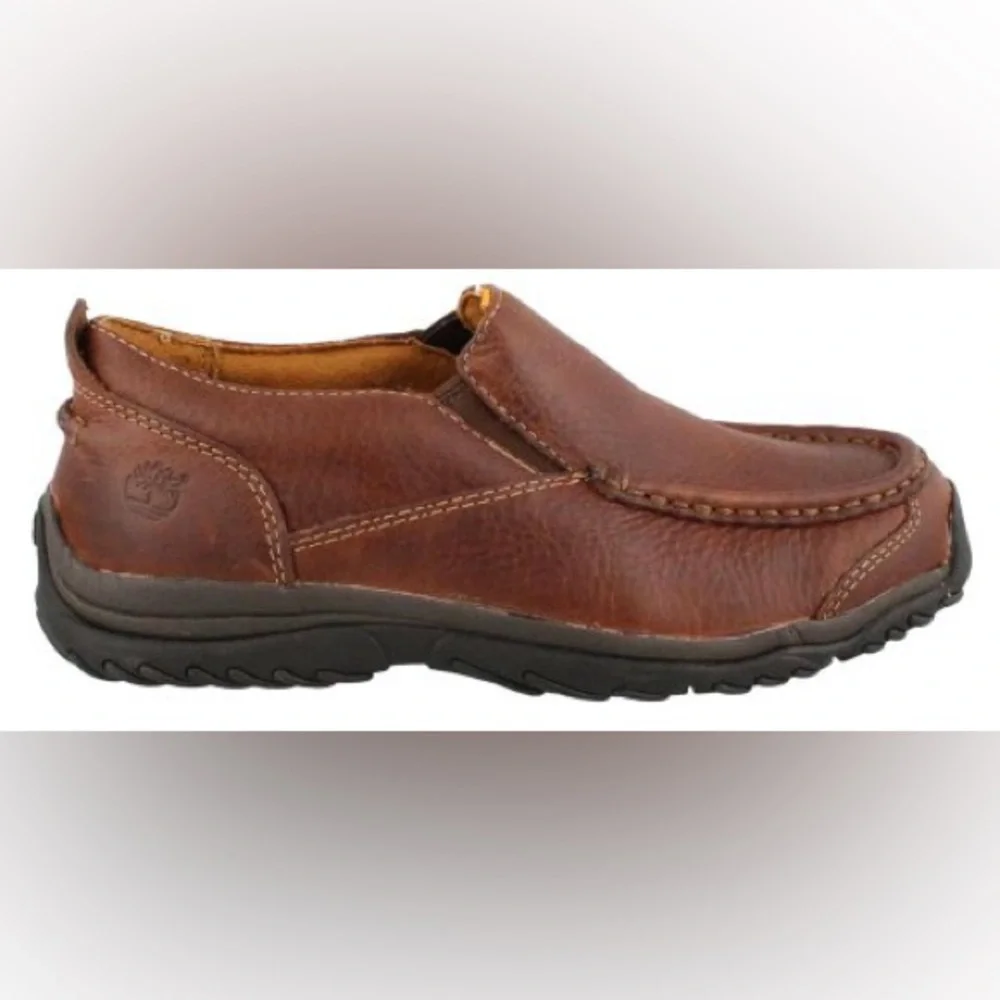 Kids Timberland Carlsbad Leather Casual Loafers